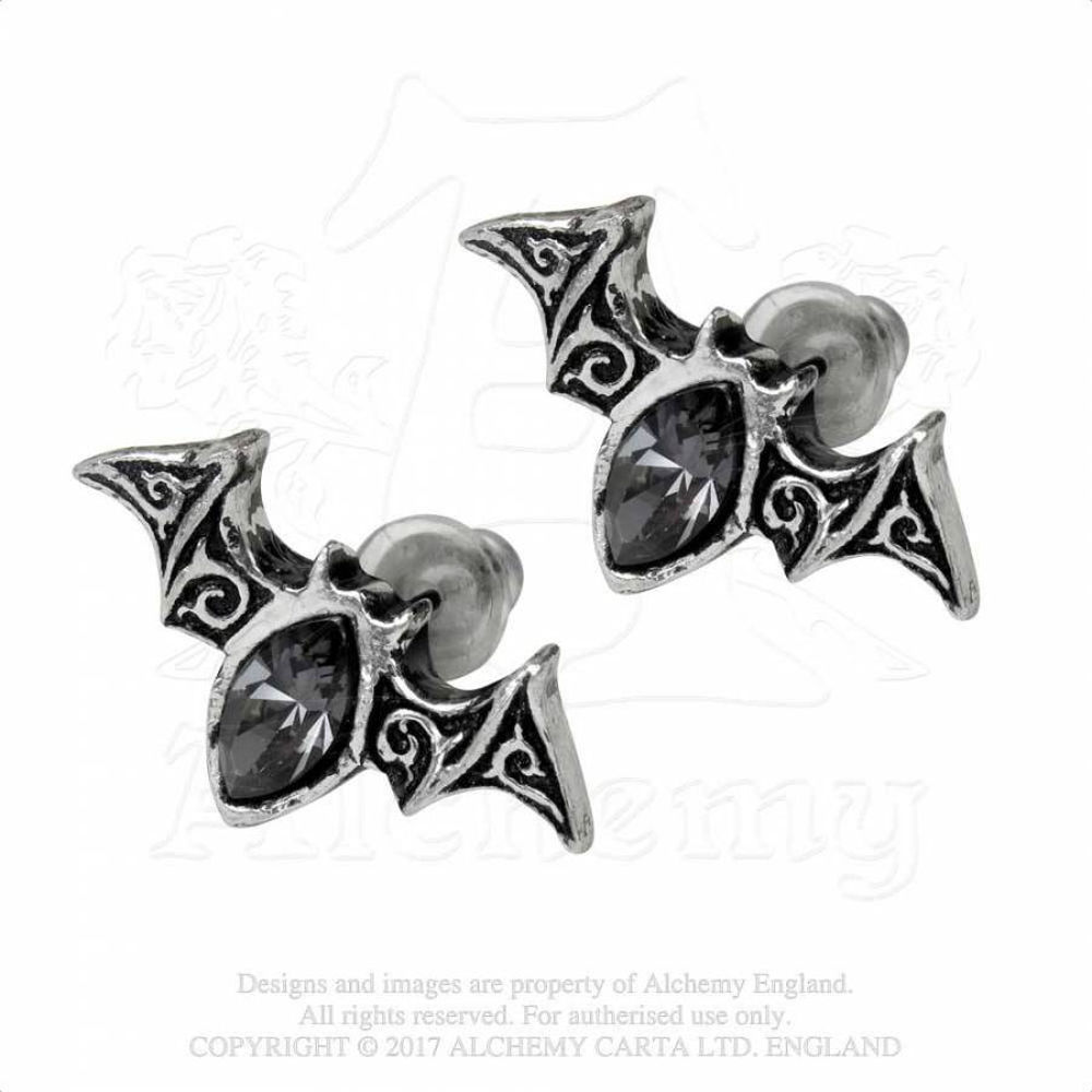 Alchemy - VIENNESE NIGHTS Boucles d'oreilles - Couleur argent/Noir